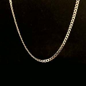 18kt Yellow Gold | Cuban Link Designer Chain | 45cm Length