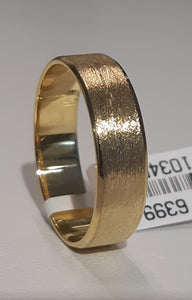 Gents Ring | Matt and Polish | 6mm Width | Size W