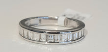 Load image into Gallery viewer, 0.80cts [13] Baguette Cut Diamonds | Designer Diamond Band | 9kt White Gold
