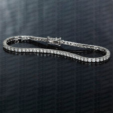 5.50ct [51] Round Brilliant Cut Diamond Tennis Bracelet set in 18kt White Gold